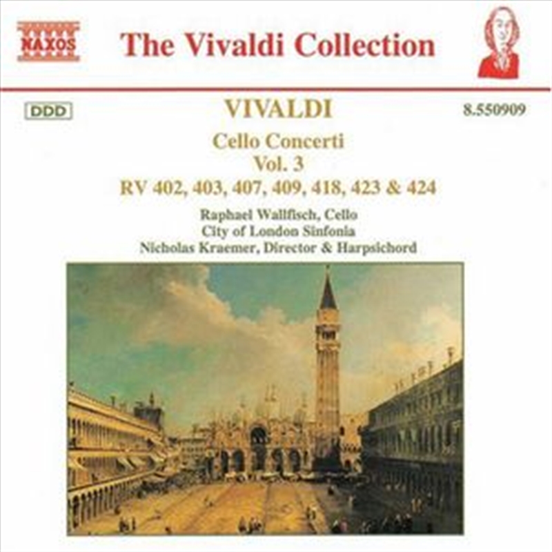 Vivaldi Cello Concerti Vol 3/Product Detail/Classical