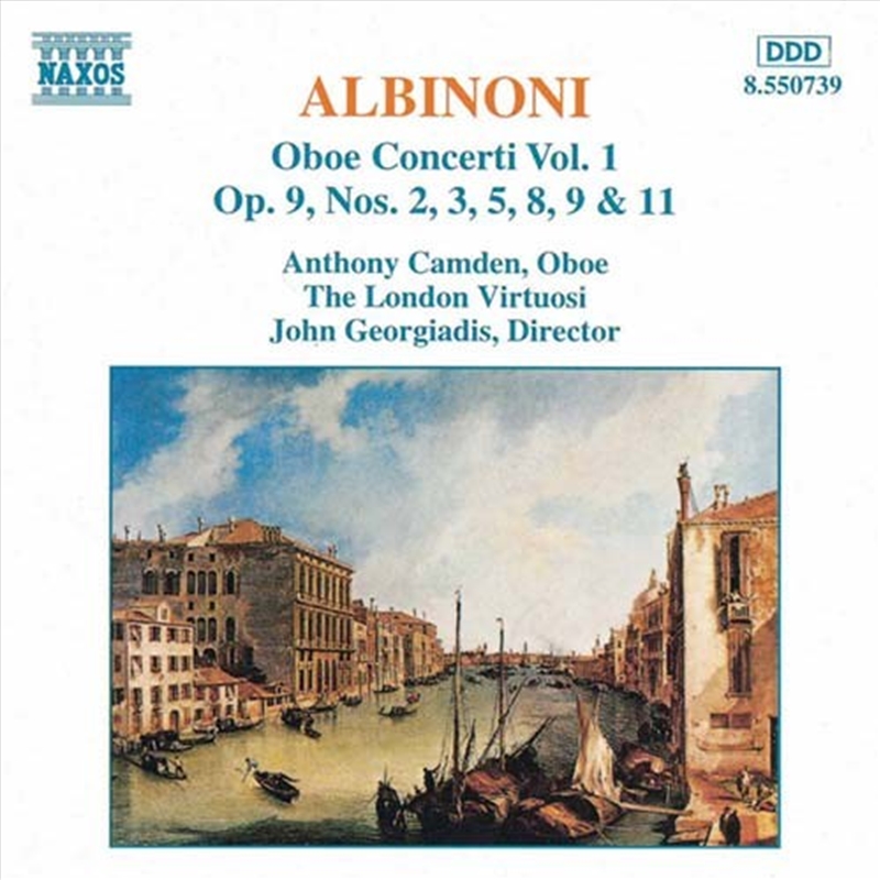 Albinoni Oboe Concerti Vol 1 Op 9 No 2,3,5,8,9 & 11/Product Detail/Classical