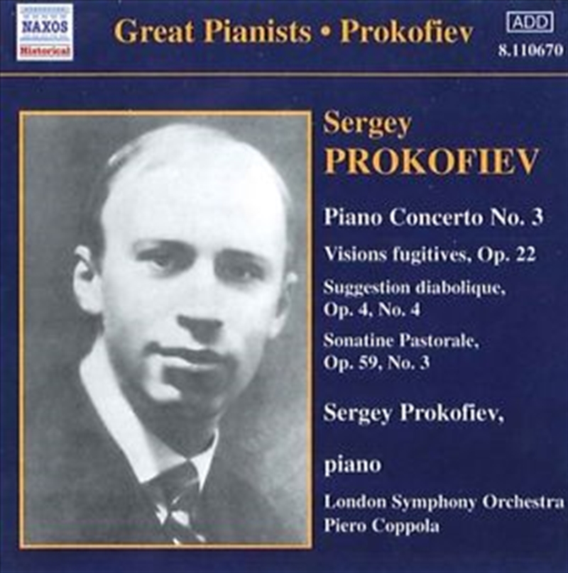 Prokofiev: Piano Concerto No 3 and Other Selected Works/Product Detail/Classical