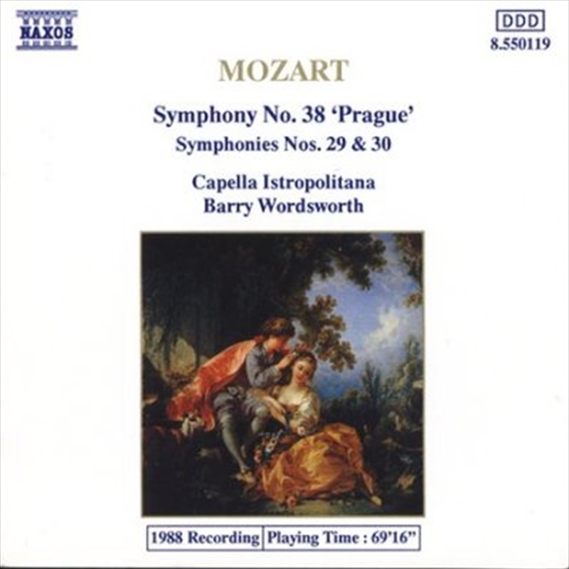 Mozart Symphonies 29, 38 & 30/Product Detail/Classical