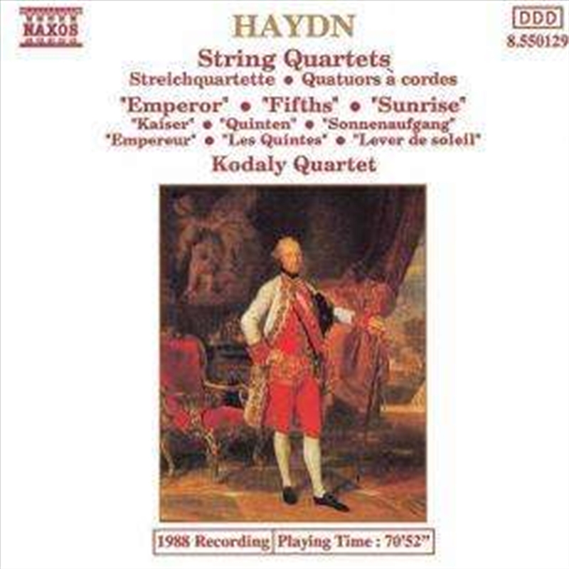 Haydn Emperor / Fifths / Sunrise/Product Detail/Classical