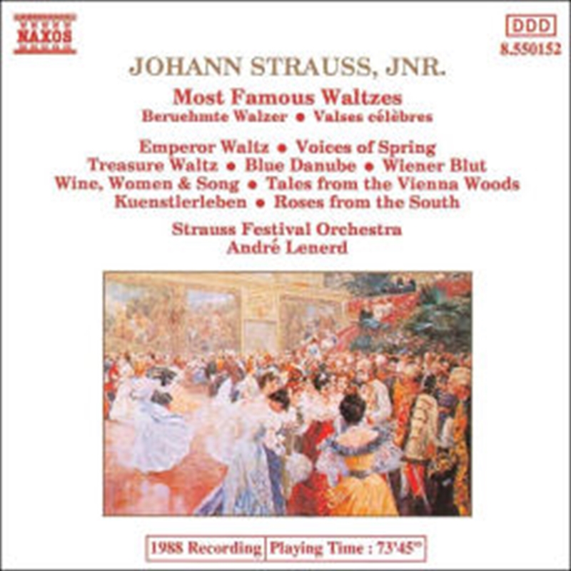 Strauss Most Famous Waltz/Product Detail/Classical
