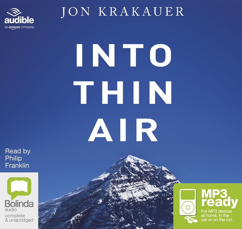 Into Thin Air/Product Detail/True Stories and Heroism