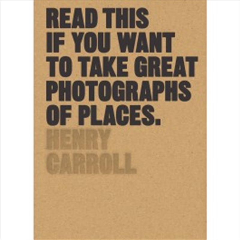 Read This If You Want To Take Great Photographs/Product Detail/Reading