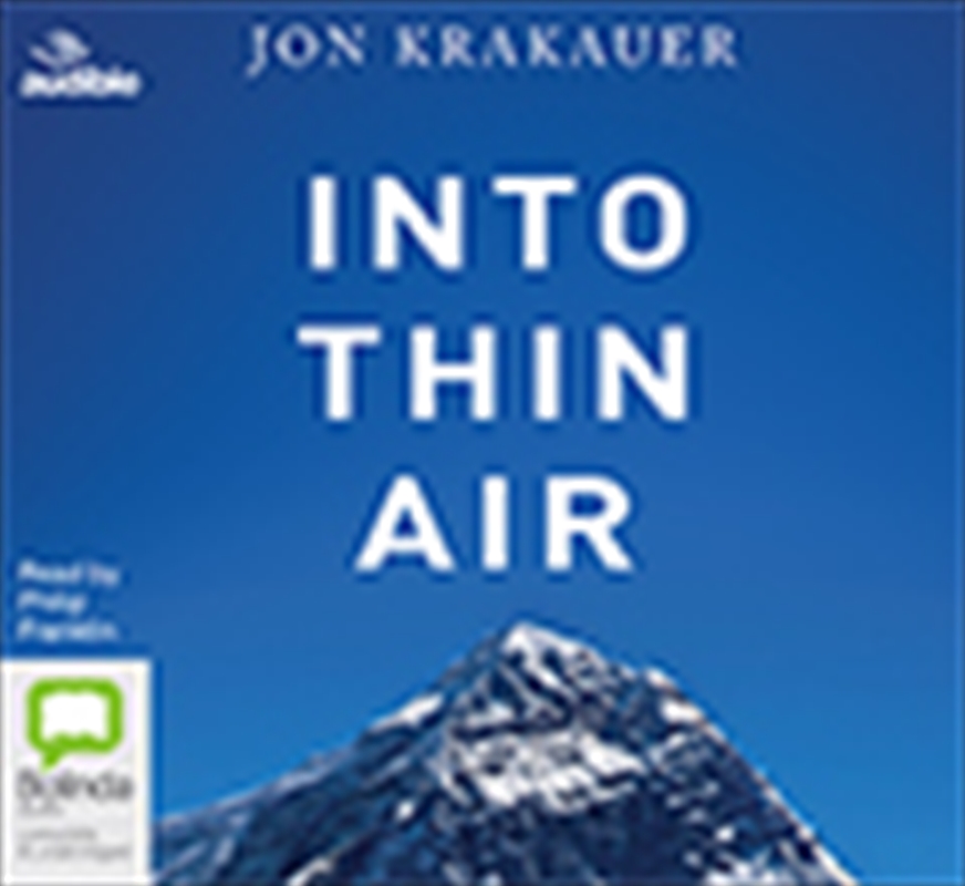 Into Thin Air/Product Detail/True Stories and Heroism