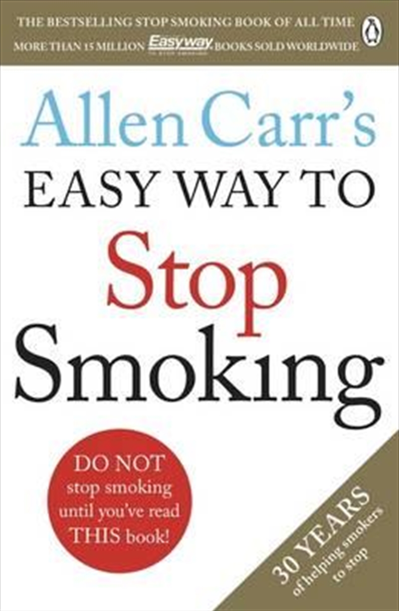 Buy Allen Carr Allen Carrs Easy Way To Stop Smoking Paperback Book | Sanity