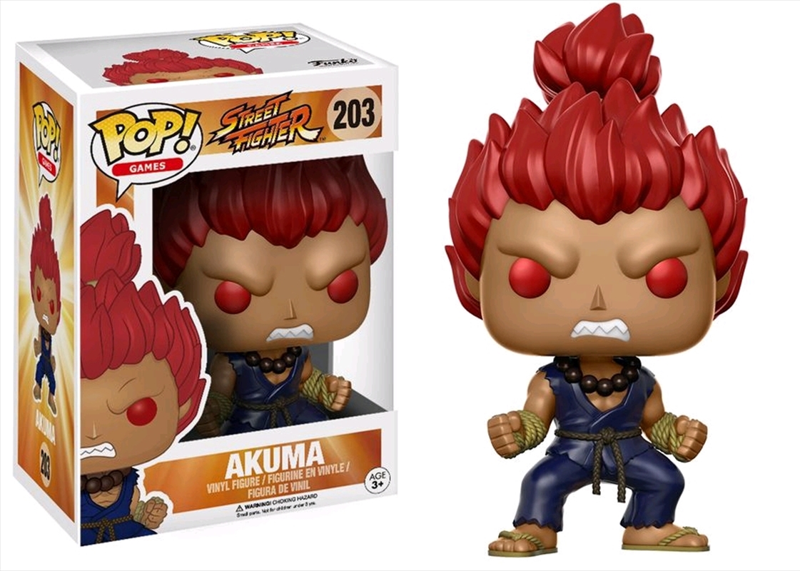 Buy Street Fighter Akuma Pop Vinyl Sanity