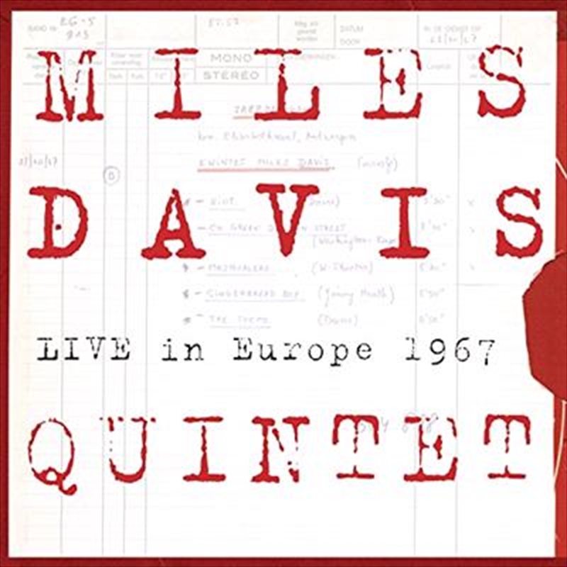 Miles Davis Quintet - Live In Europe 1967/Product Detail/Jazz