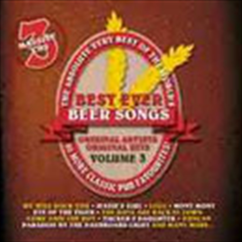 Worlds Best Ever Beer Songs V3/Product Detail/Various