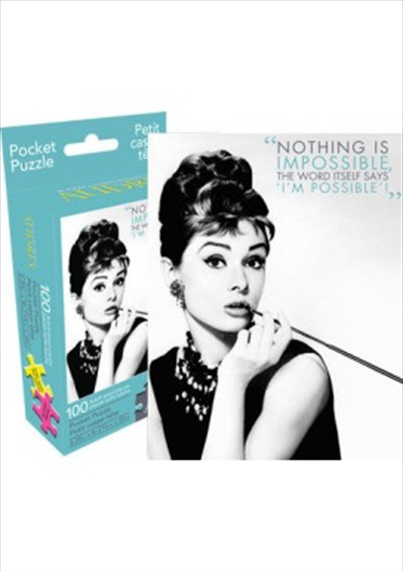 Audrey Hepburn Quote Pocket Puzzle 100pcs/Product Detail/Film and TV