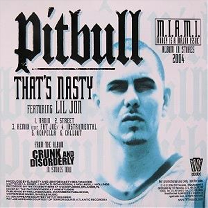 Buy Pitbull And Lil Jon Thats Nasty on Vinyl On Sale Now With Fast