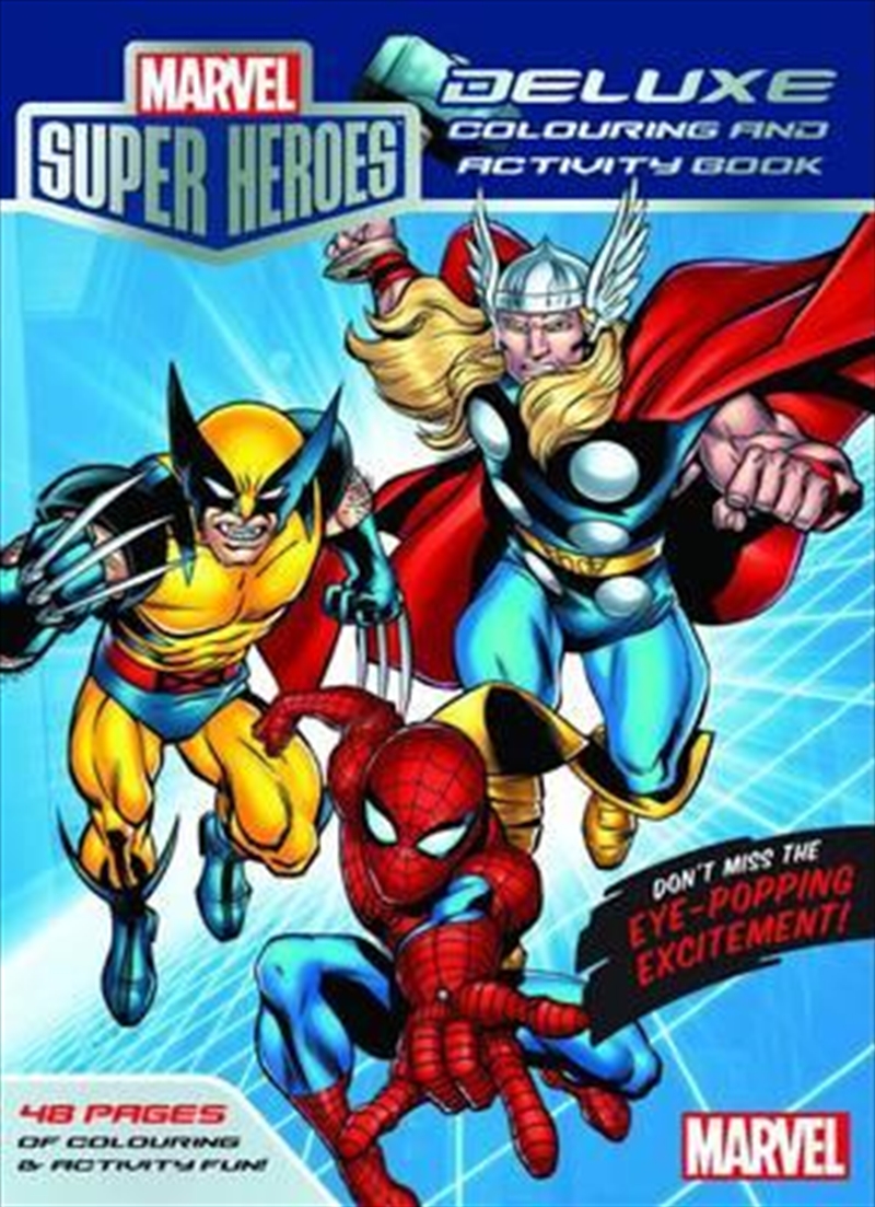 Marvel Super Heroes: Deluxe Colouring and Activity Book/Product Detail/Kids Colouring