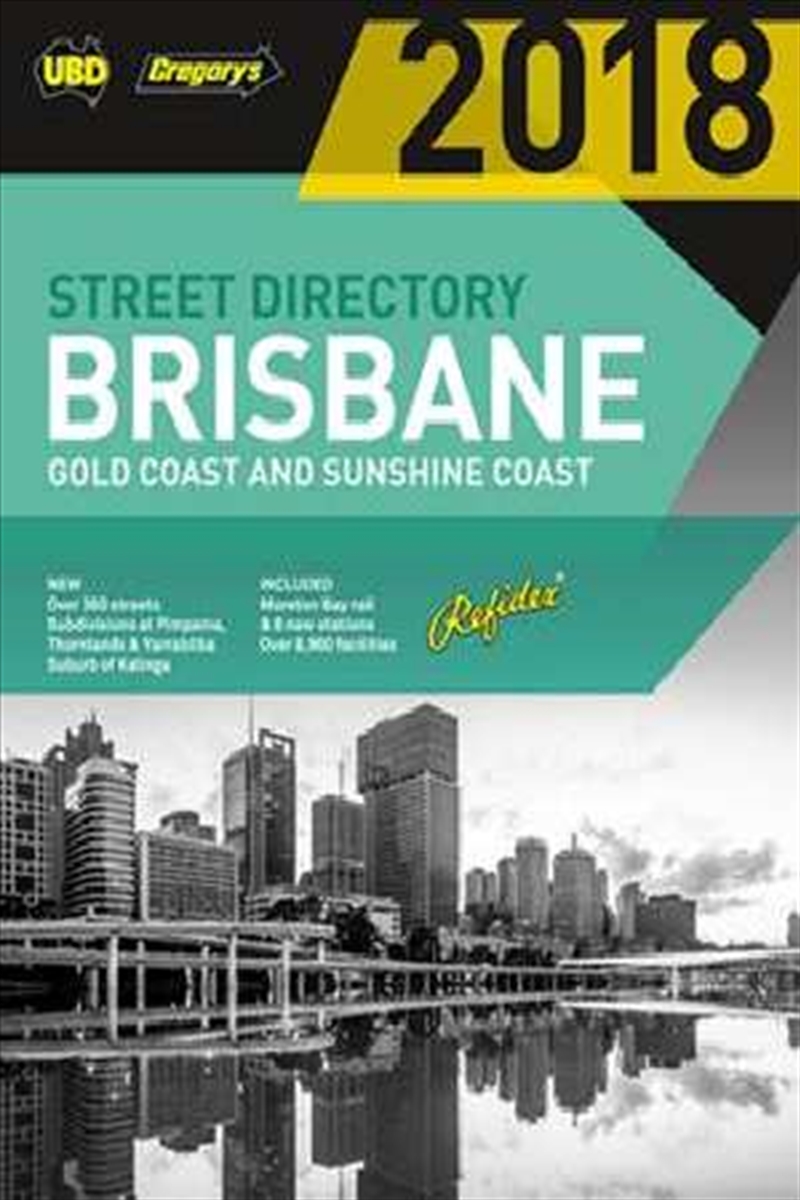 Brisbane Refidex Street Directory 2018 62nd ed/Product Detail/Geography