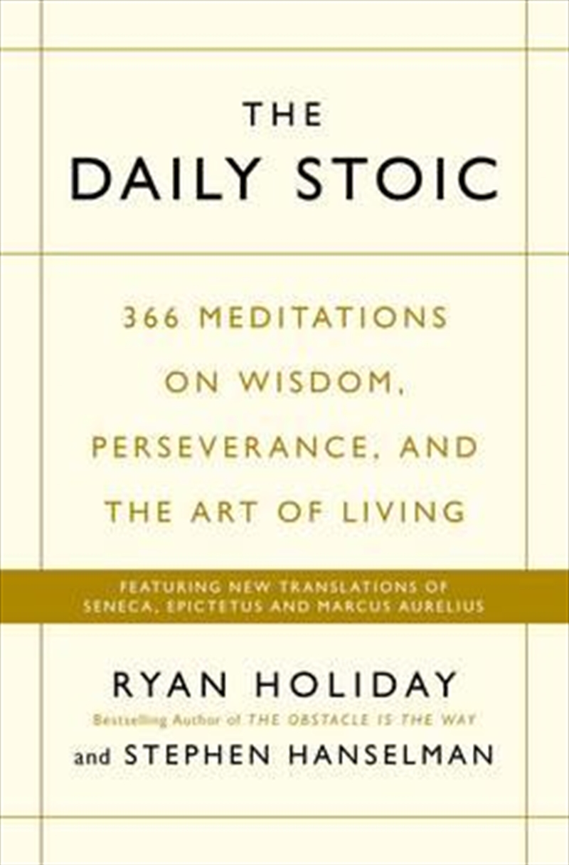 Daily Stoic: 366 Meditations/Product Detail/Reading