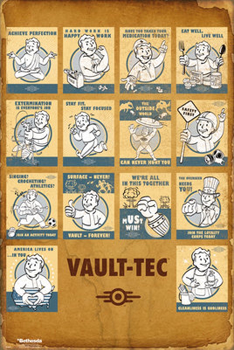 Fallout 4 Vault Tec Compilation/Product Detail/Posters & Prints