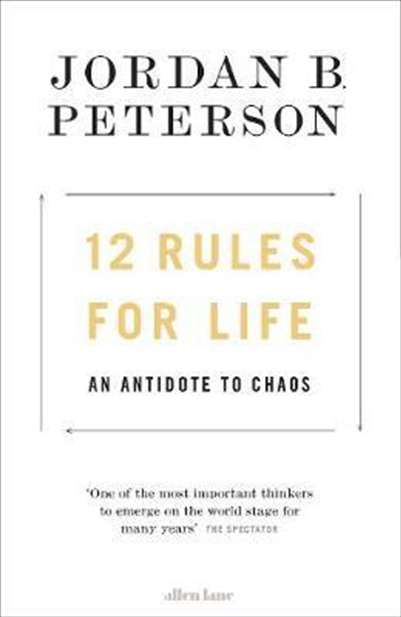 Buy 12 Rules For Life: An Antidote To Chaos In Books | Sanity