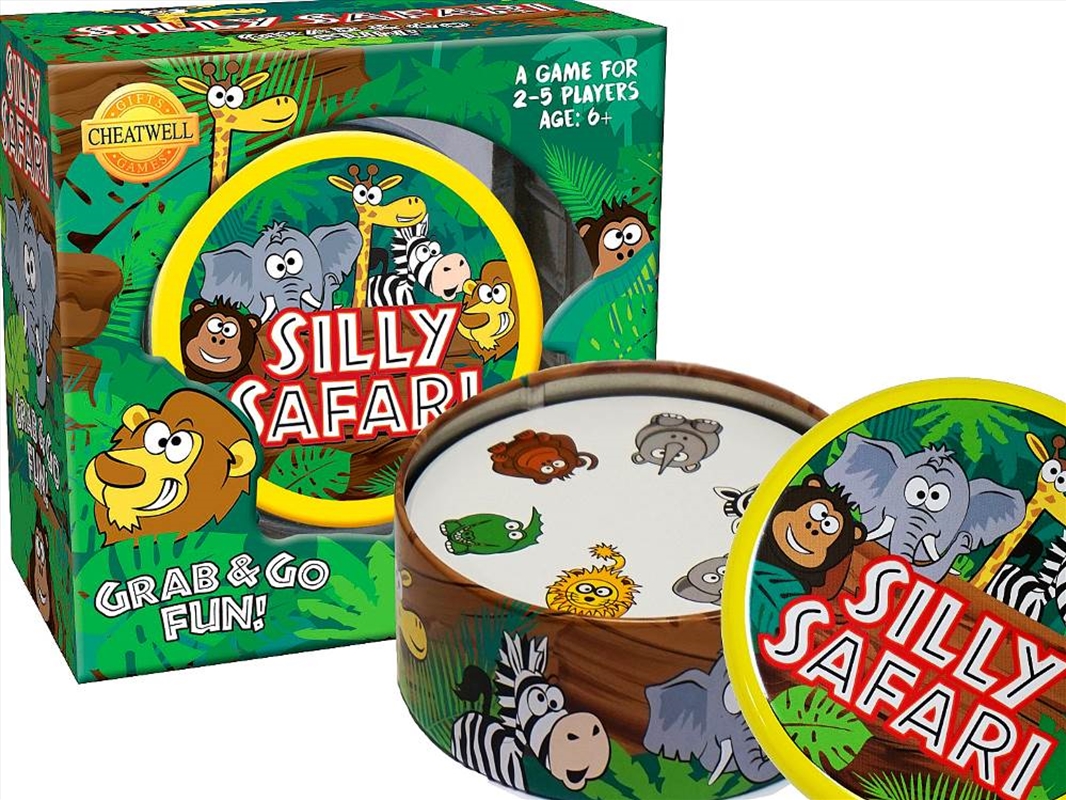 Silly Safari Card Game In Tin/Product Detail/Card Games