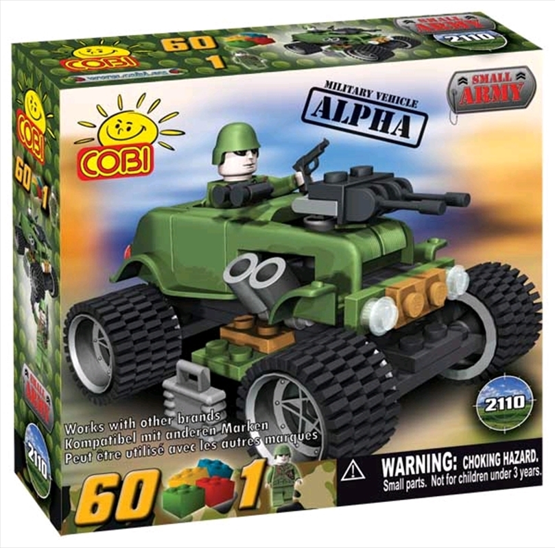 Small Army - 60 Piece Alpha Military Vehicle Construction Set/Product Detail/Building Sets & Blocks