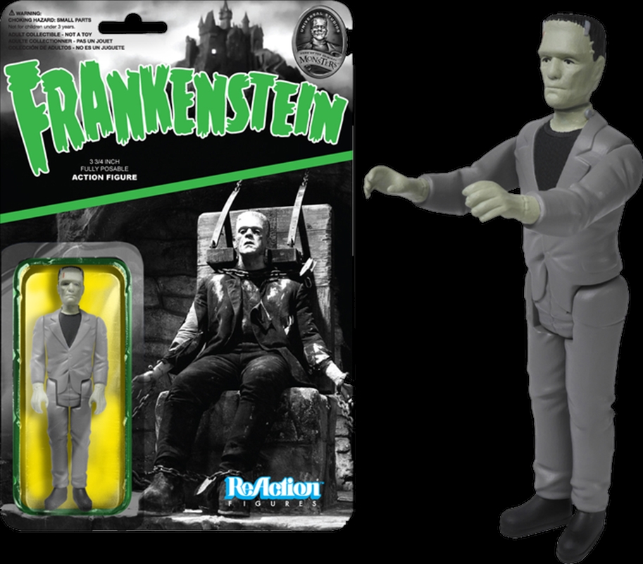 Buy Universal Monsters - Frankenstein ReAction Figure Online | Sanity