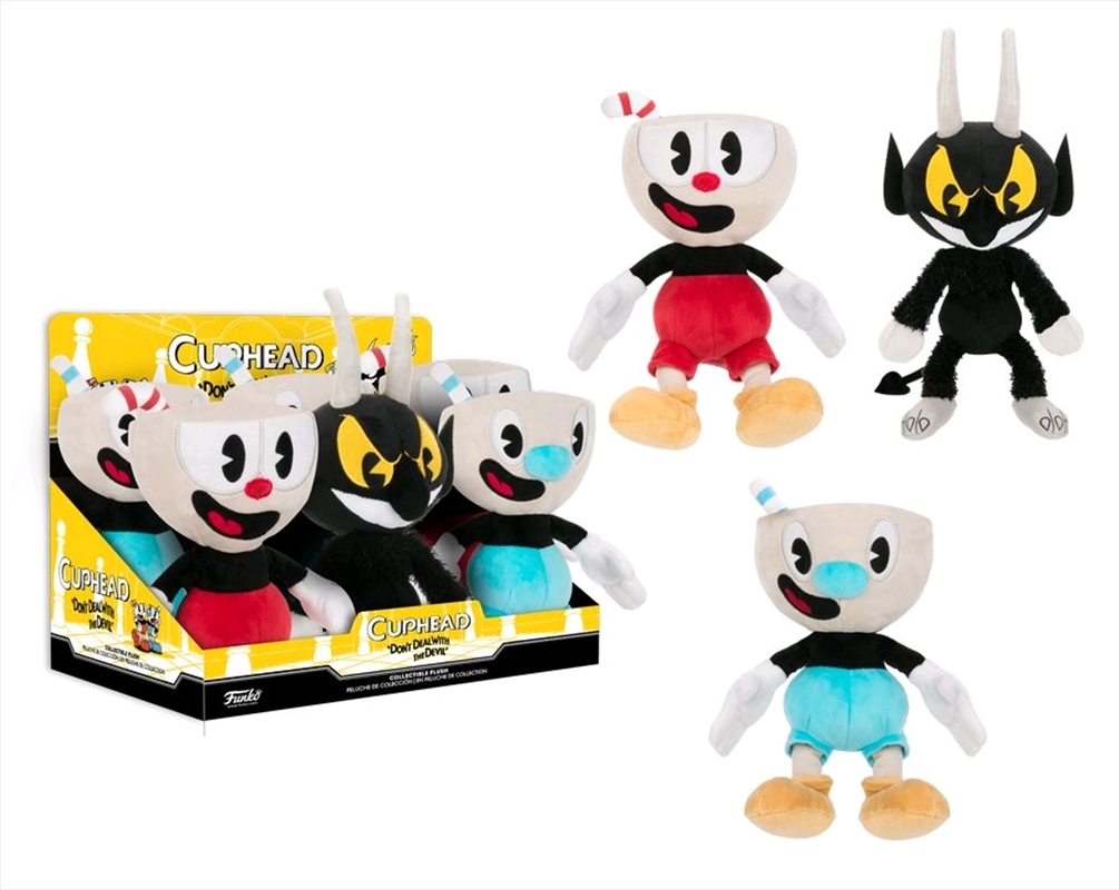 cuphead plush set