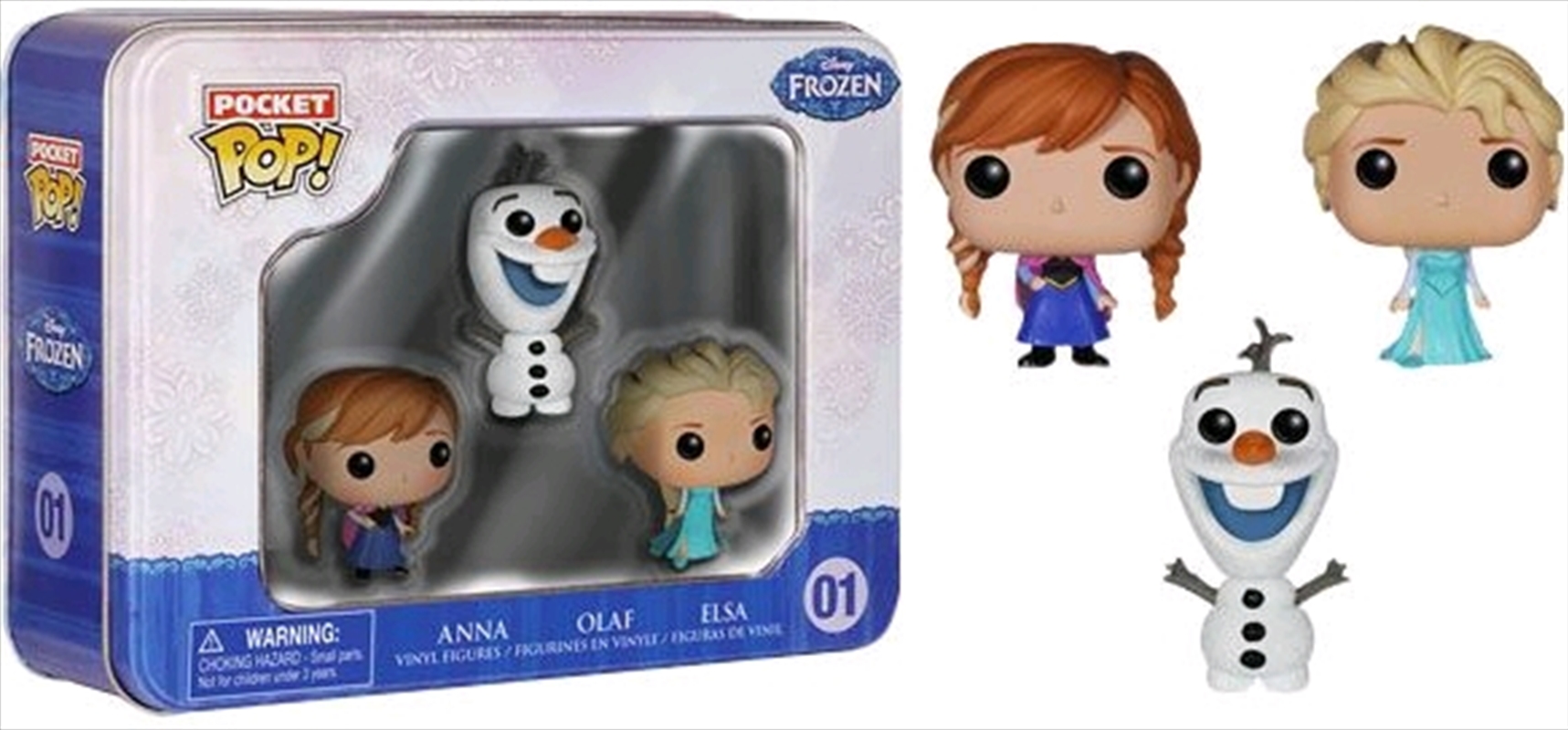 Frozen - Elsa, Anna & Olaf Pocket Pop! 3-Pack Tin/Product Detail/Movies