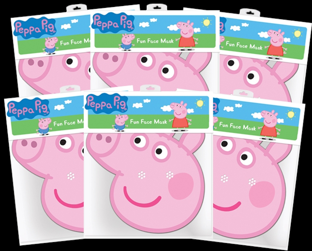 Peppa Pig - Peppa Pig Cardboard Masks 6-Pack/Product Detail/Costumes