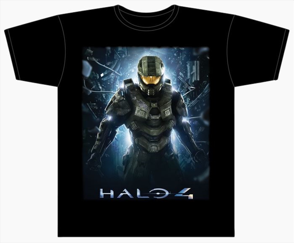 Halo 4 - Master Chief Black Male T-Shirt XXL/Product Detail/Shirts