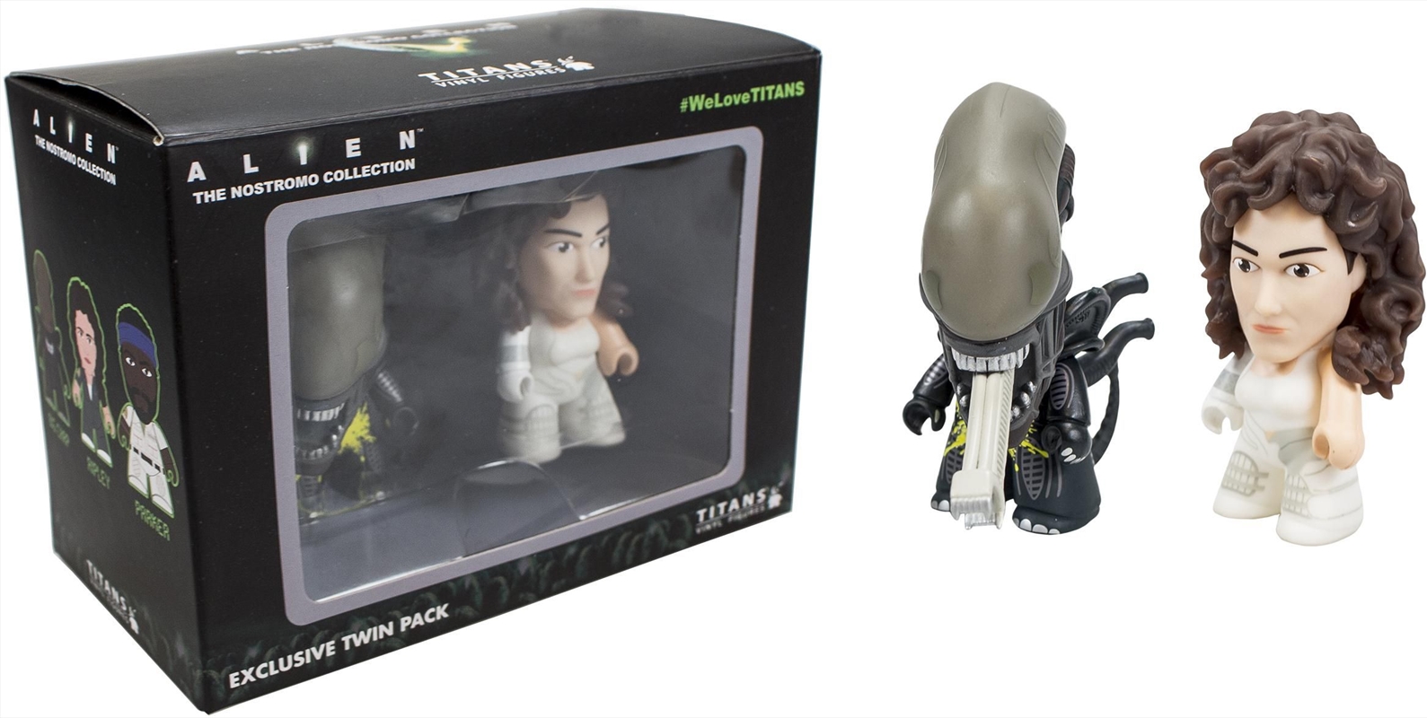 Alien - Ripley & Xenomorph Acid Spatter 3" Titans Vinyl Figure 2-Pack/Product Detail/Figurines