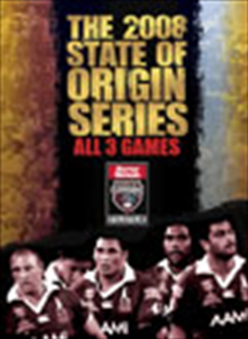 State Of Origin 2008 - All 3 Games/Product Detail/Sport