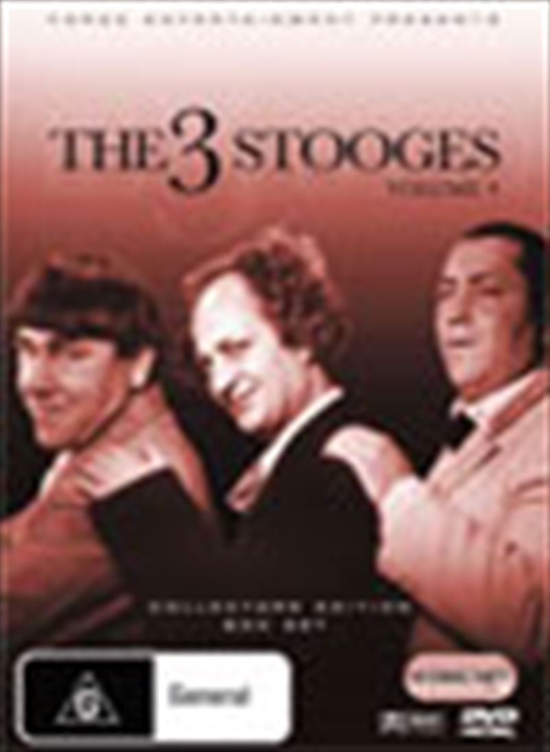 Buy Three Stooges Box Set; Vol 4 on DVD | On Sale Now With Fast Shipping