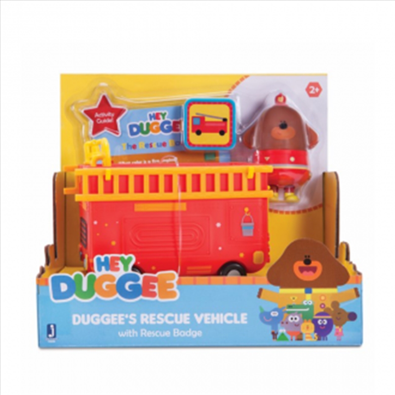 Hey Duggee - Duggees Rescue Vehicle And Police Car/Product Detail/Action Figures & Dolls