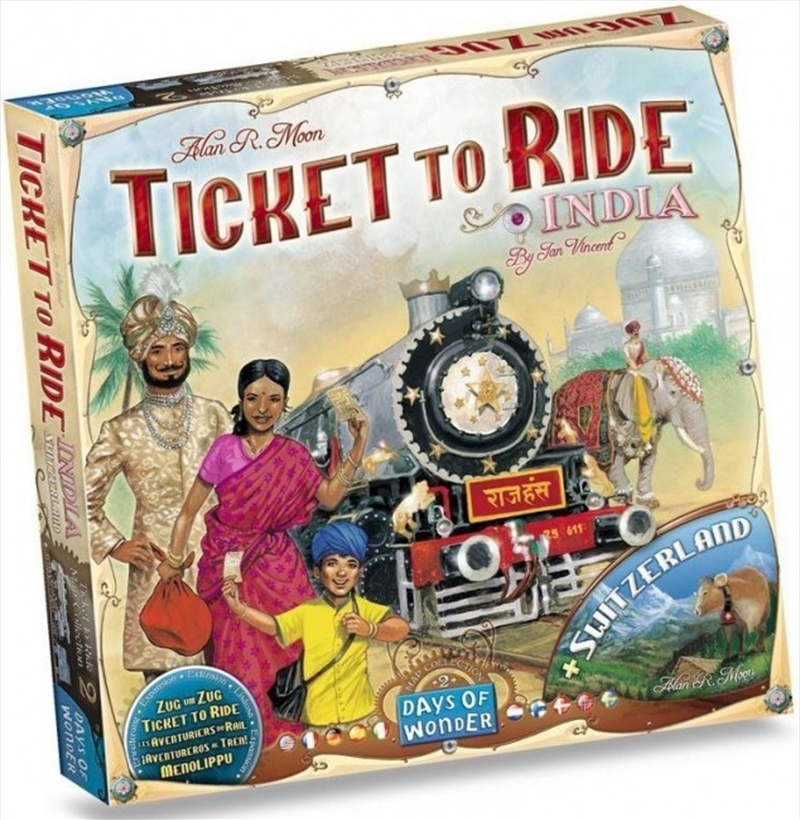 Ticket to Ride India Expansion/Product Detail/Board Games