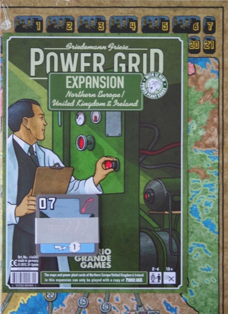 Power Grid Northern Europe Uk/Product Detail/Board Games