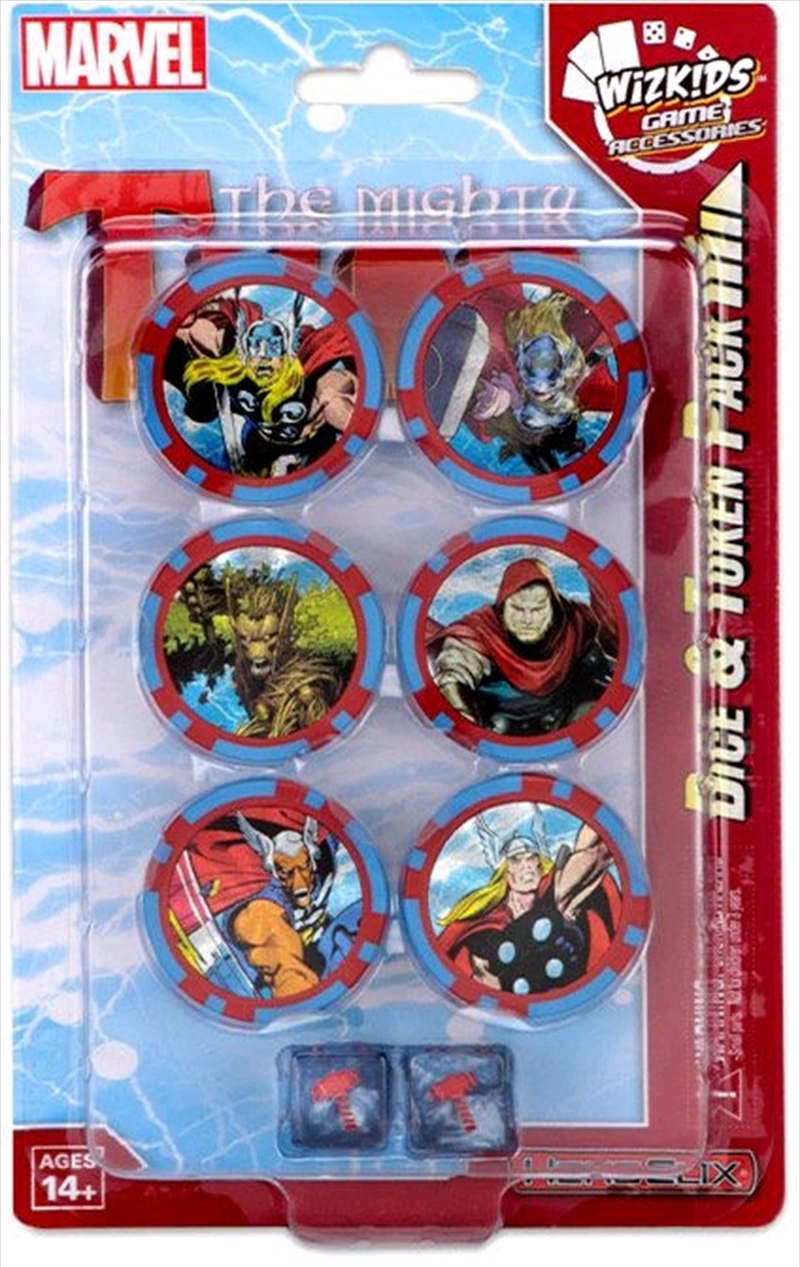 Heroclix - The Mighty Thor Dice & Token Pack/Product Detail/Board Games