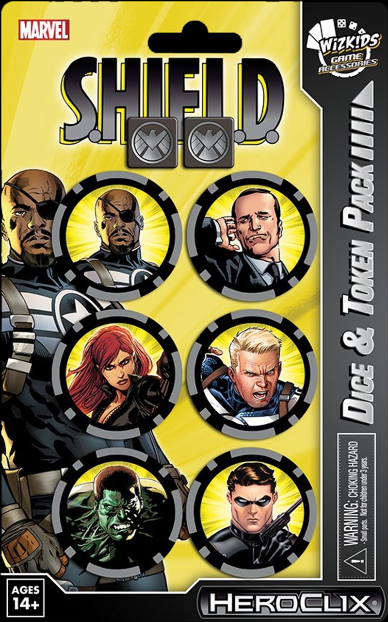 Heroclix - Nick Fury Agent of SHIELD Dice & Token Pack/Product Detail/Board Games