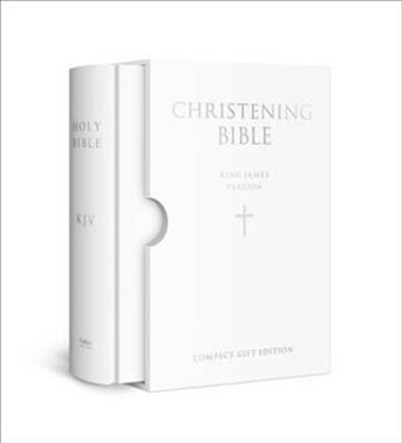 The Holy Bible King James Version (KJV) White Compact Christening Edition/Product Detail/Religion & Beliefs