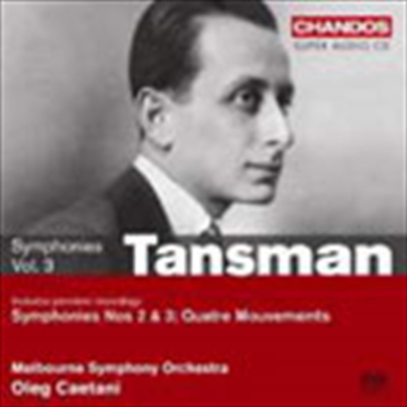 Tansman Symphonies Vol 3/Product Detail/Classical