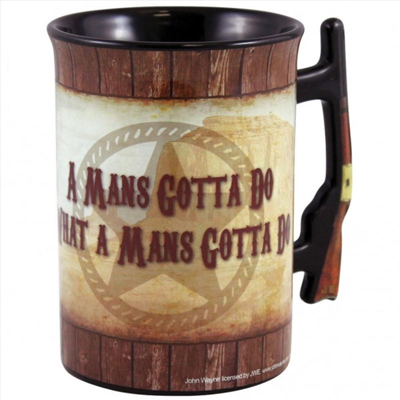 John Wayne Rifle Handle Mug/Product Detail/Mugs