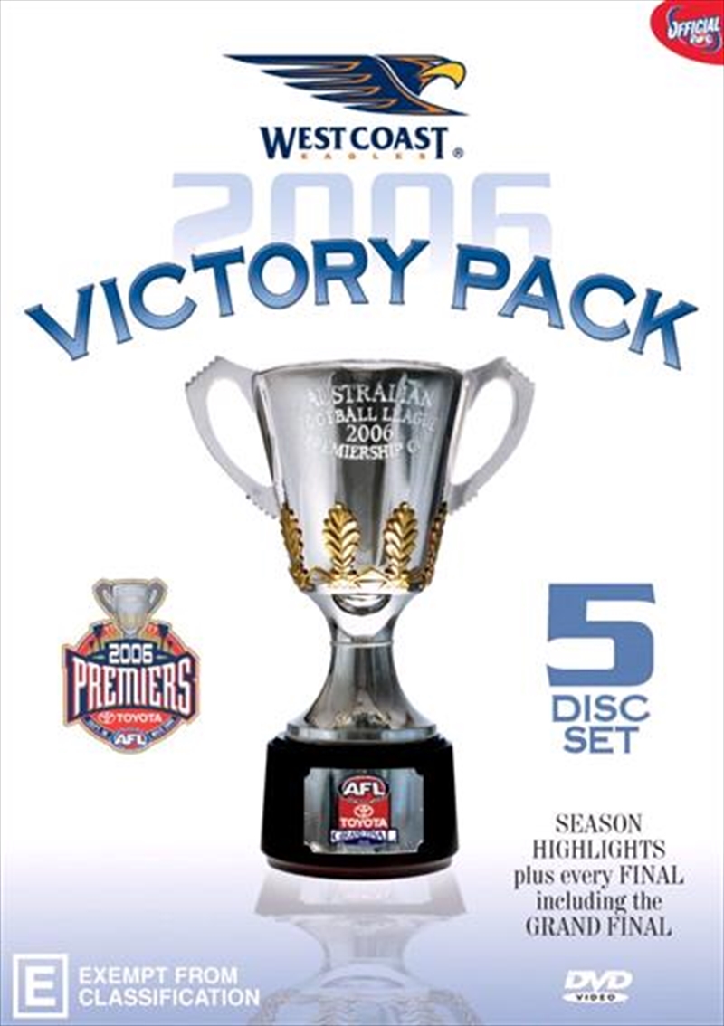 AFL Premiers - 2006 West Coast Eagles Victory Pack/Product Detail/Sport