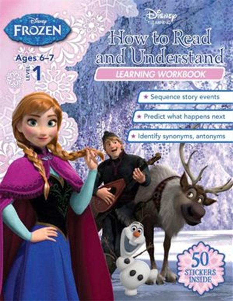 Disney Frozen: How to Read and Understand Learning Workbook Level 1/Product Detail/English