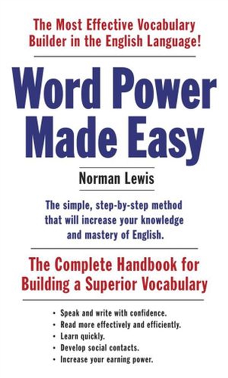 Word Power Made Easy/Product Detail/Reading