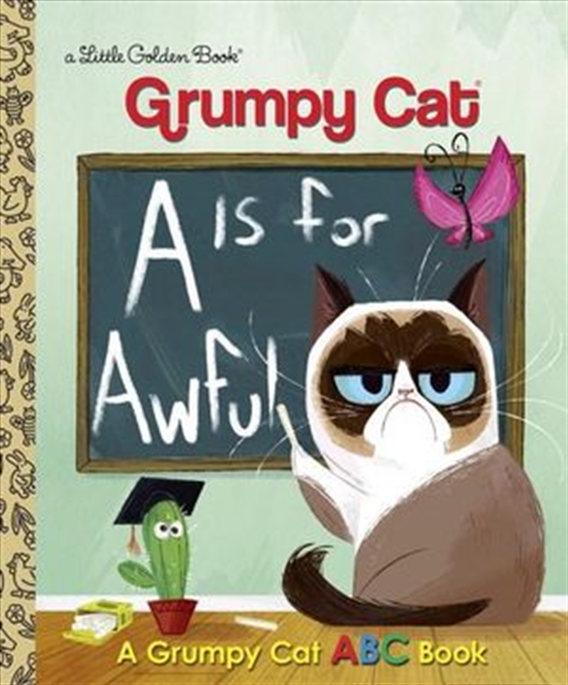 A Little Golden Book - Grumpy Cat A Is for Awful/Product Detail/Childrens Fiction Books