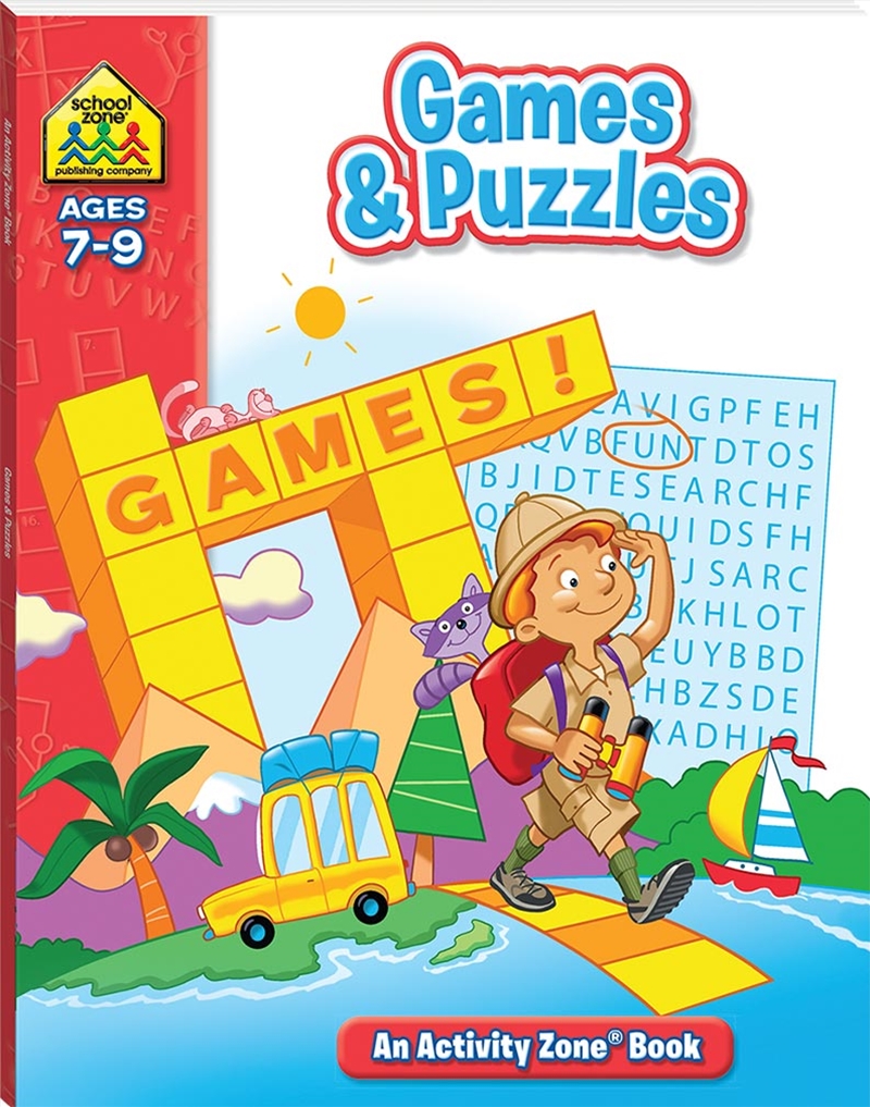 School Zone Games and Puzzles Activity Zone Book/Product Detail/Kids Activity Books