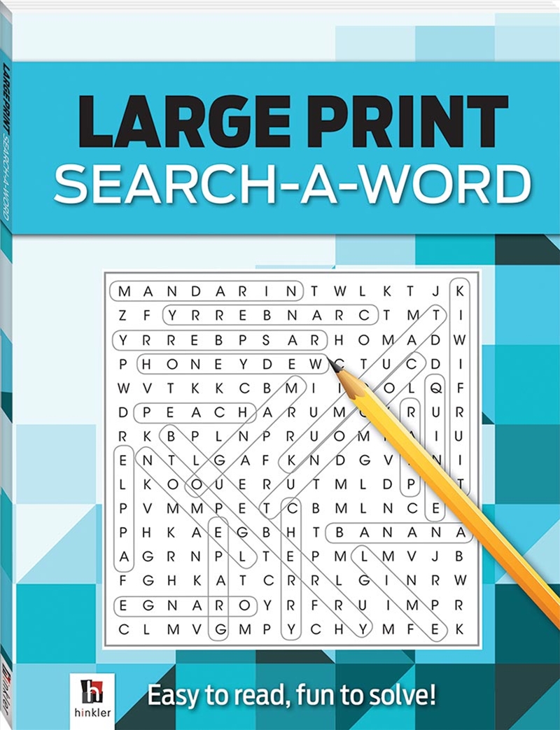 Search-a-Word 3 (blue) Large Print Puzzles Series 4/Product Detail/Reading