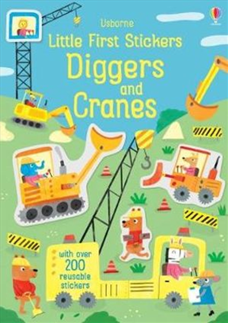 Little First Stickers Diggers And Cranes/Product Detail/Stickers