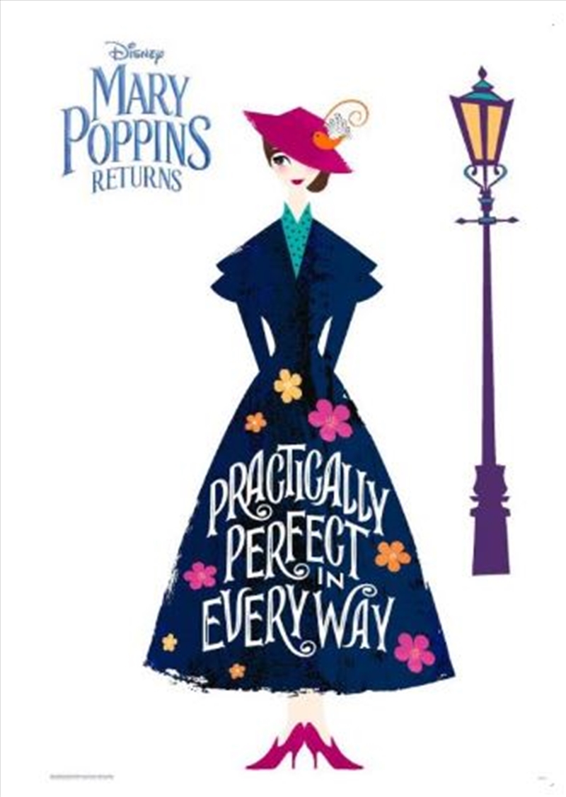 Buy Mary Poppins Returns - Practically Perfect Poster in Merchandise ...