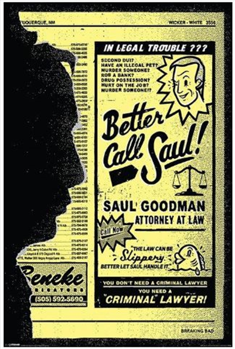 Breaking Bad - Better Call Saul!/Product Detail/Posters & Prints