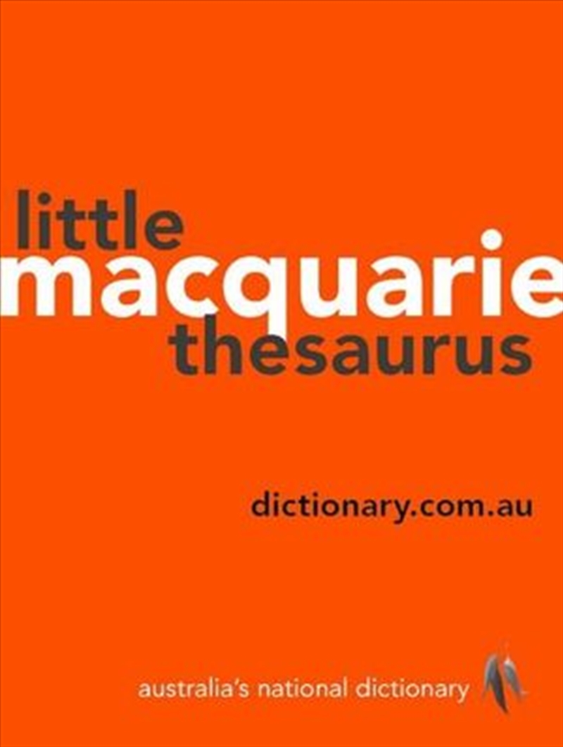 Macquarie Little Thesaurus/Product Detail/Language & Linguistics