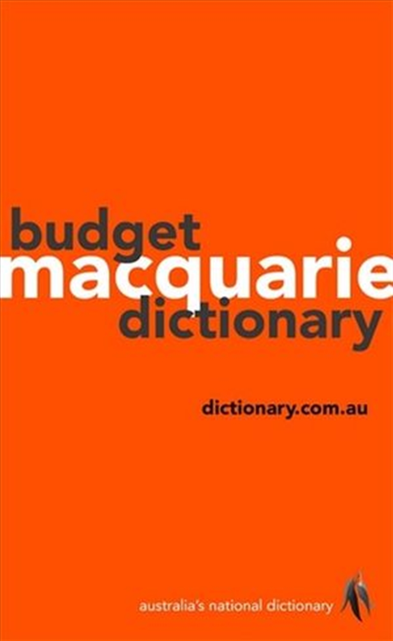 Macquarie Budget Dictionary/Product Detail/Language & Linguistics