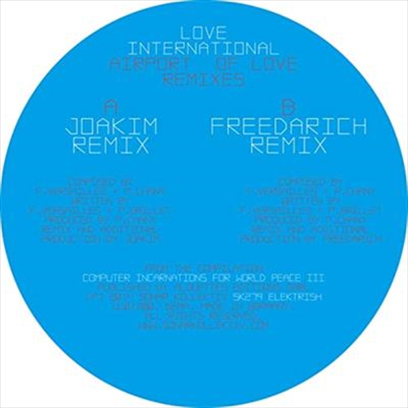 Airport Of Love Remixes/Product Detail/Dance